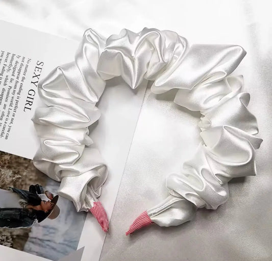 Satin Scrunchie Headband Roots Enriched
