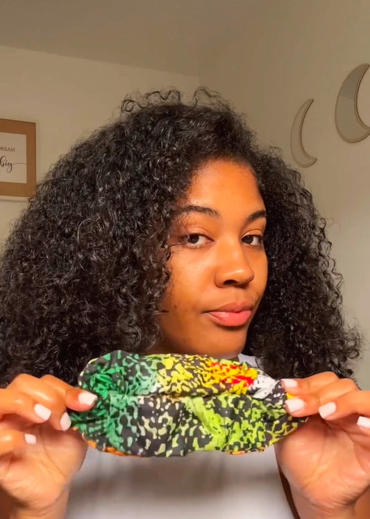 African Print Scrunchie